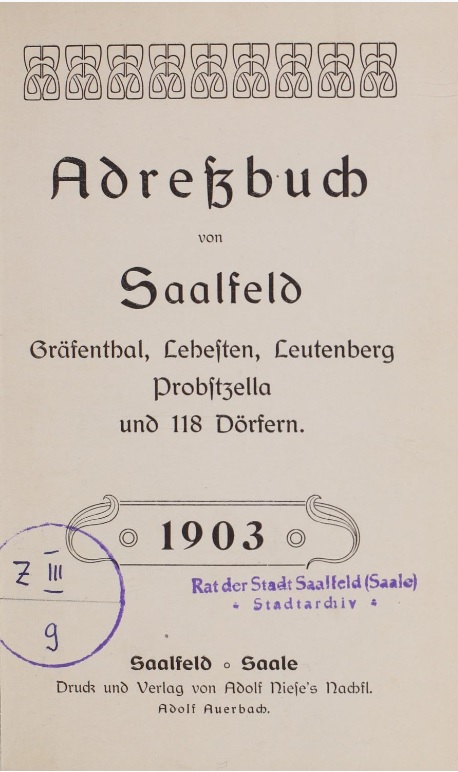 Cover Saalfeld 1903.jpg